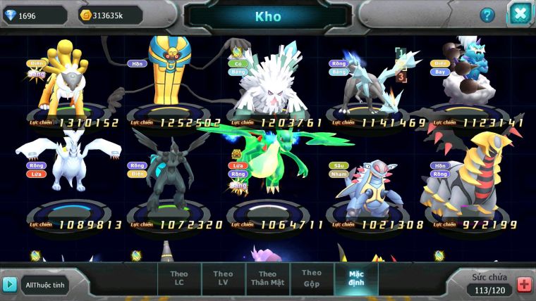 Mã : #TTS6172 - S1779 - V5 - 675 Sách Kyurem Unvoa Qvbc cặp lati bá chủ nhiều pet ht