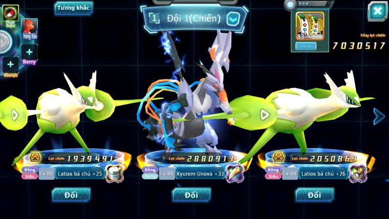 Mã : #TTS6171 - S1855 - Top8PK - V8 - Kyurem Unvoa Cặp lati bá chủ đua top cực ngon