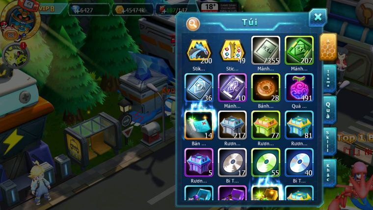 Mã : #TTS6171 - S1855 - Top8PK - V8 - Kyurem Unvoa Cặp lati bá chủ đua top cực ngon
