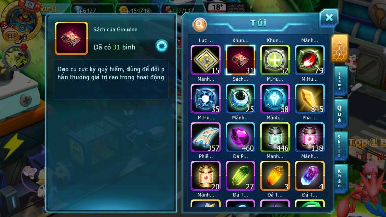 Mã : #TTS6171 - S1855 - Top8PK - V8 - Kyurem Unvoa Cặp lati bá chủ đua top cực ngon