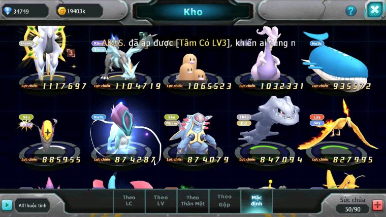 Mã : #TTS6185 - S1821 - V3 - 34K KC - 375 Sách Kyurem Unvoa ho-oh Latias bá chủ lati nhiều pet ht