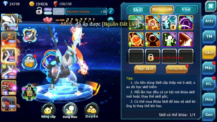 Mã : #TTS6185 - S1821 - V3 - 34K KC - 375 Sách Kyurem Unvoa ho-oh Latias bá chủ lati nhiều pet ht