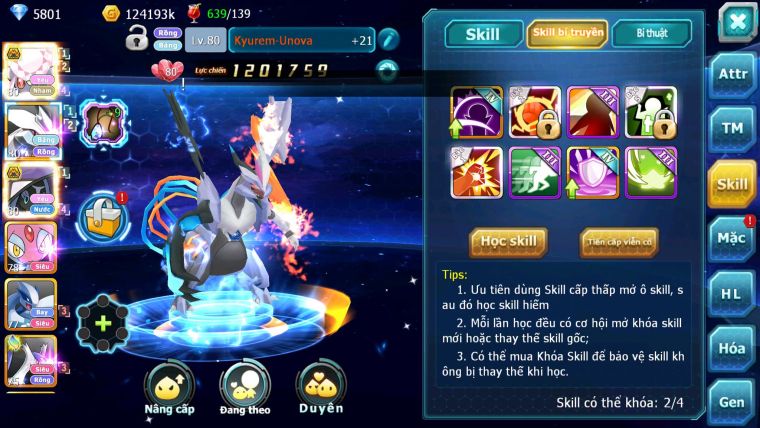 Mã : #TTS6190 - S1831 - V10 - Diancie bá chủ Kyurem Unvoa Tapu fini bc mes lugia nhiều pet ht