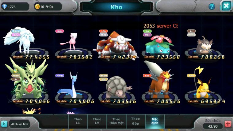 Mã : #TTS6186 - S1846 - V11 - 500 Sách Kyurem Unvoa ho-oh sáng thế diancie raikou nhiều pet ht