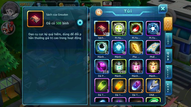 Mã : #TTS6186 - S1846 - V11 - 500 Sách Kyurem Unvoa ho-oh sáng thế diancie raikou nhiều pet ht