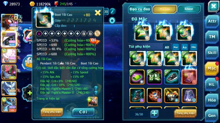 Mã : #TTS6195 - S1849 - V10 - 28K KC - Zygarde Tapu fini bc diancie rắn băng nhiều pet ht
