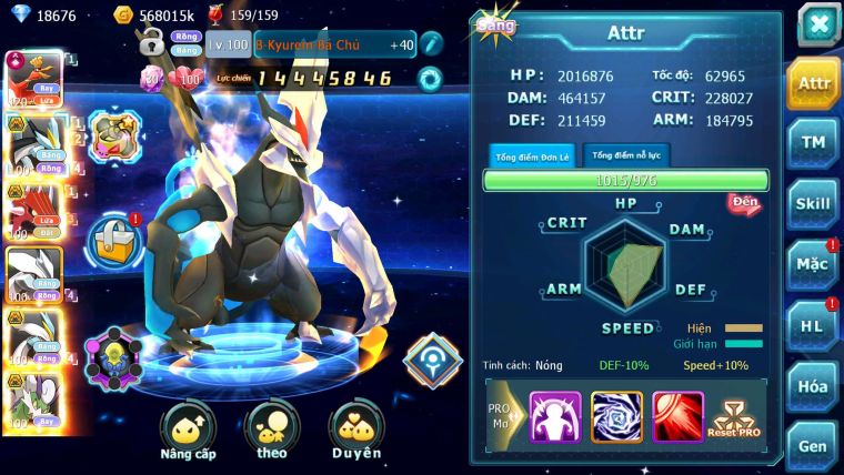 Mã : #TTS6193 - S1357 - V12 - 18K KC - 574 Sách Ho-oh cộng hưởng dynamax Black White Bá Chủ Kyurem Unova Cặp lati bc mew giáp bc