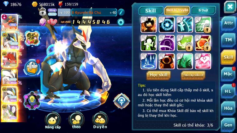 Mã : #TTS6193 - S1357 - V12 - 18K KC - 574 Sách Ho-oh cộng hưởng dynamax Black White Bá Chủ Kyurem Unova Cặp lati bc mew giáp bc