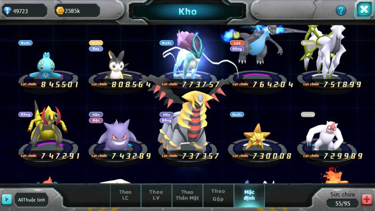 Mã : #TTS6192 - S1223 - V7 - 49K KC - 800 Sách Diancie bá chủ tapu fini xerm qvld qvbc nhiều pet ht