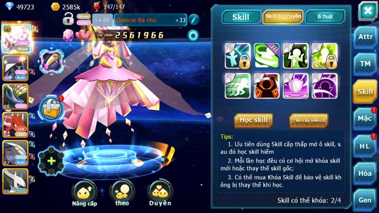Mã : #TTS6192 - S1223 - V7 - 49K KC - 800 Sách Diancie bá chủ tapu fini xerm qvld qvbc nhiều pet ht