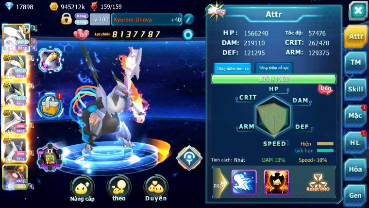 Mã : #TTS6199 - S1772 - V10 - 17K KC - 700 Sách Kyurem Unvoa WB bá chủ Cặp lati bá chủ Giratina bá chủ