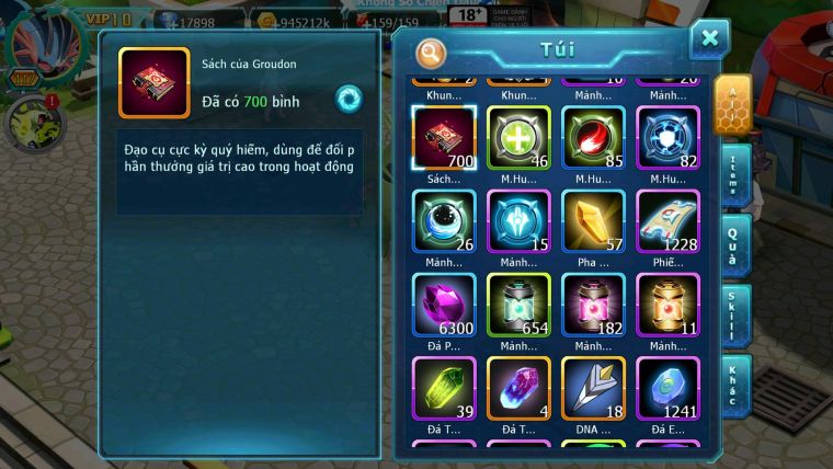 Mã : #TTS6199 - S1772 - V10 - 17K KC - 700 Sách Kyurem Unvoa WB bá chủ Cặp lati bá chủ Giratina bá chủ