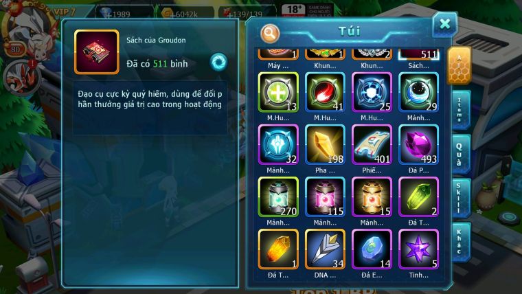 Mã : #TTS6197 - S1860 - V7 Top27 - 511 Sách Kyurem Unvoa raikou pr giratina nhiều pet ht