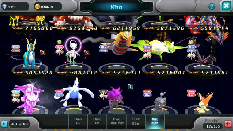 Mã : #TTS6196 - S1529 -TOP 38 V12 - Ho-oh cộng hưởng dynamax Black White Bá chủ Kyurem Unvoa Thần gió cặp lati bá chủ