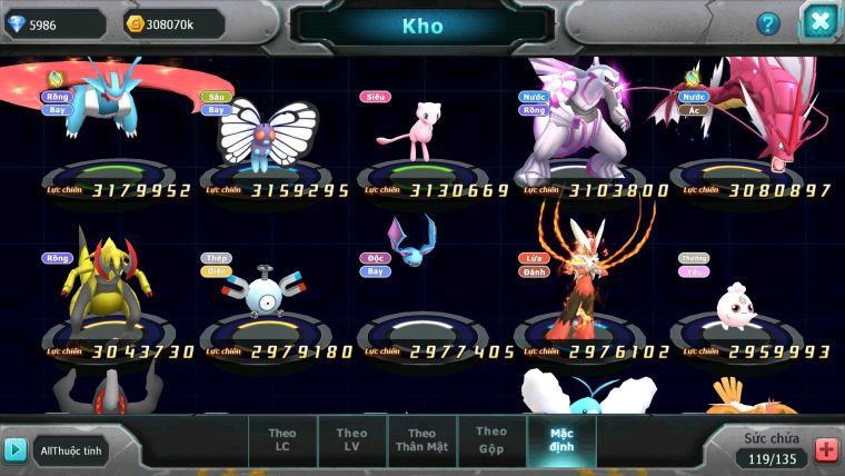 Mã : #TTS6196 - S1529 -TOP 38 V12 - Ho-oh cộng hưởng dynamax Black White Bá chủ Kyurem Unvoa Thần gió cặp lati bá chủ