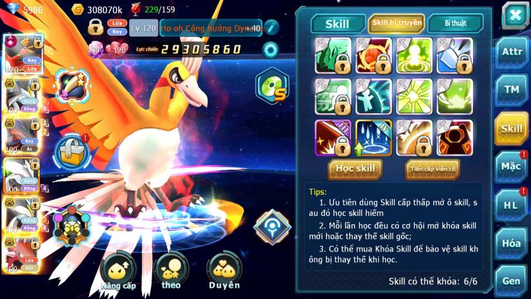 Mã : #TTS6196 - S1529 -TOP 38 V12 - Ho-oh cộng hưởng dynamax Black White Bá chủ Kyurem Unvoa Thần gió cặp lati bá chủ