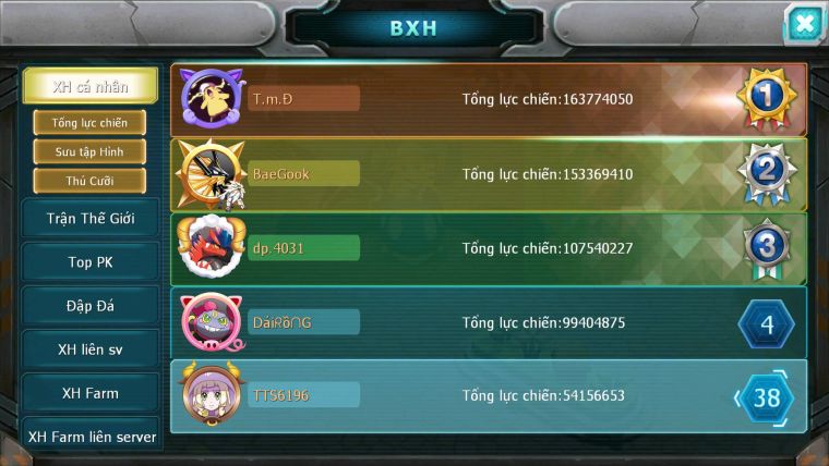 Mã : #TTS6196 - S1529 -TOP 38 V12 - Ho-oh cộng hưởng dynamax Black White Bá chủ Kyurem Unvoa Thần gió cặp lati bá chủ