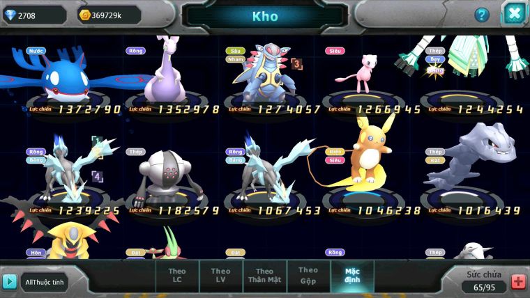 Mã : #TTS6204 - S1818 - V4 - 515 Sách Kyurem Unvoa Latios bá chủ mes latias nhiều pet ht