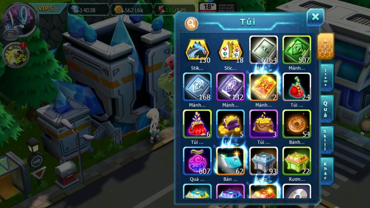 Mã : #TTS6202 - S1814 - V5 - 14K KC - Qvbc bá chủ cặp lati bc diancie nhiều pet ht