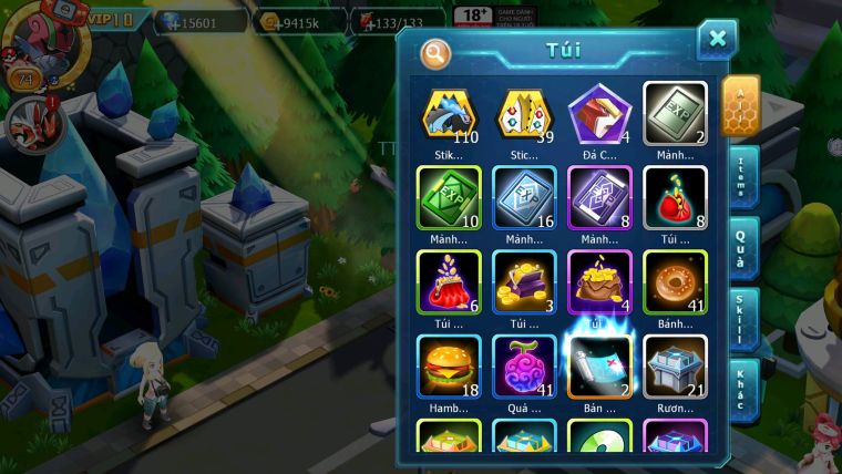 Mã : #TTS6201 - S1872 - Top22 - V10 - 15K KC - Tapu koko bá chủ raikou zygarde flare lugia diancie thần điện rắn băng