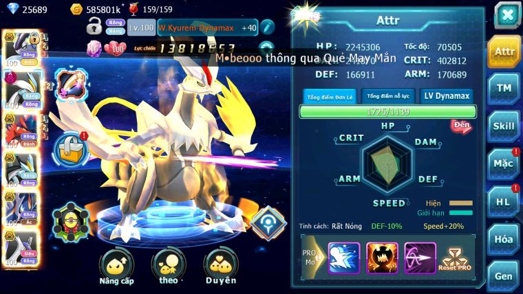 Mã : #TTS6235 - S1733 - Top7 - V15 - 25K KC Miraidon bá chủ & Koraidon bá chủ White dyanamx black bc nhiều pet ht