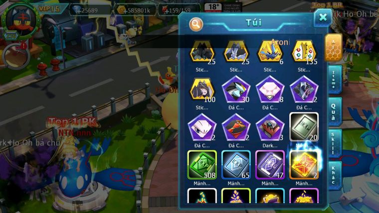 Mã : #TTS6235 - S1733 - Top7 - V15 - 25K KC Miraidon bá chủ & Koraidon bá chủ White dyanamx black bc nhiều pet ht