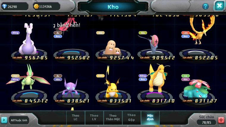 Mã : #TTS6234 - S1845 - V7 - 27K KC - Kyurem Unvoa cặp lati bc ho-oh lugia nhiều pet ht