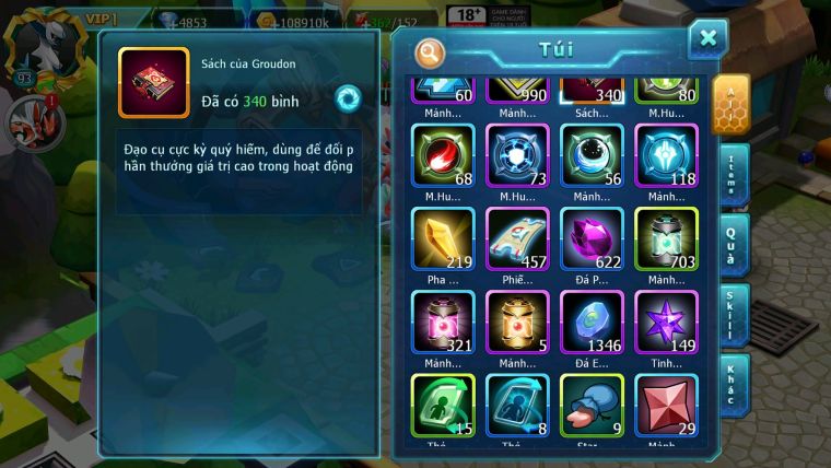 Mã : #TTS6232 - S299 - Kyurem Unvoa Black bá chủ White drak hooh hooh nhiều pet ht