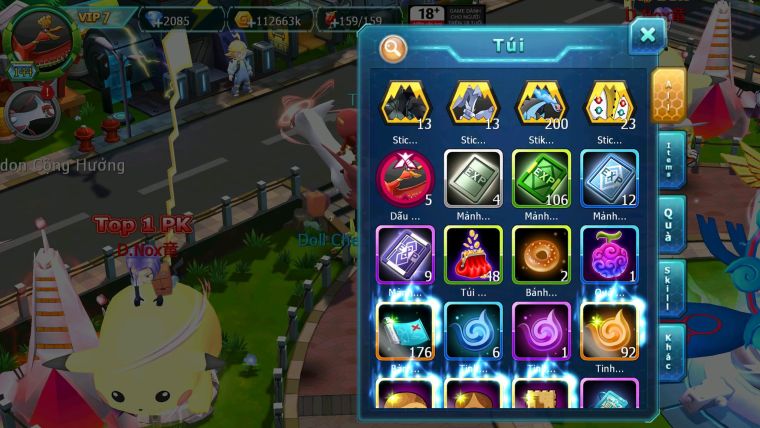 Mã : #TTS6231 - S1688 - V7 - Ho-oh Dynamax qvld bc groudon cặp lati bc unvoa