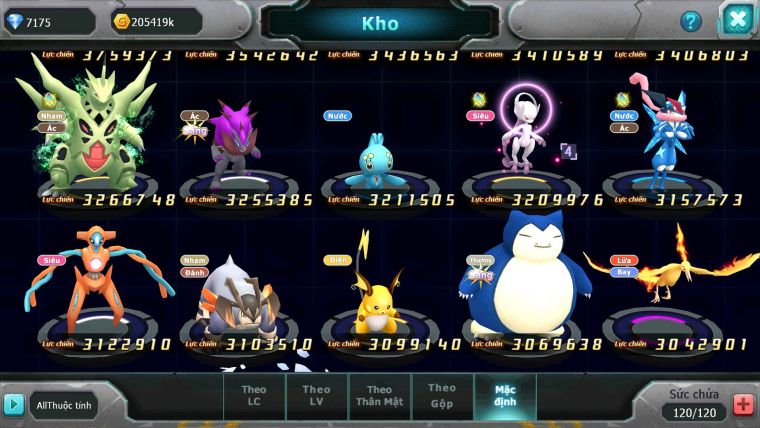 Mã : #TTS6240 - S90 - Top42 - V9 - Ho-oh dynamax WB Bá Chủ Kyurem Unvoa Thần gió bc cặp cá bc nhiều pet bc