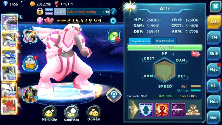 Mã : #TTS6239 - S1700 - Top31 - 410 Sách Palkia cộng hưởng dyanamx Kyurem Unvoa WB Bá Chủ Cặp Lati bá chủ