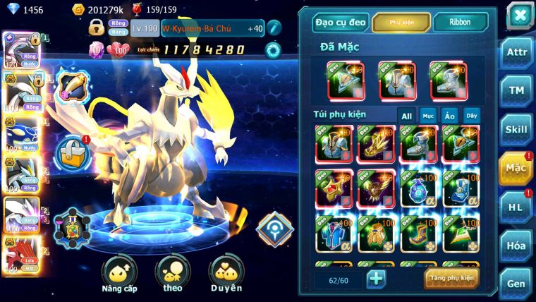Mã : #TTS6239 - S1700 - Top31 - 410 Sách Palkia cộng hưởng dyanamx Kyurem Unvoa WB Bá Chủ Cặp Lati bá chủ