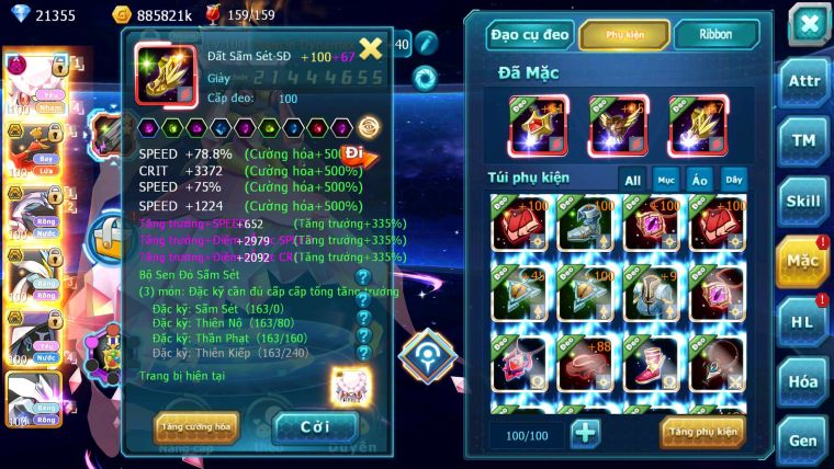Mã : #TTS6238 - S430 - V12 - 21K KC - Top45 - Diancie dynamax ho-oh bc palkia bc unvoa wb bc nhiều pet ht