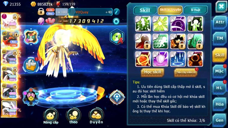 Mã : #TTS6238 - S430 - V12 - 21K KC - Top45 - Diancie dynamax ho-oh bc palkia bc unvoa wb bc nhiều pet ht