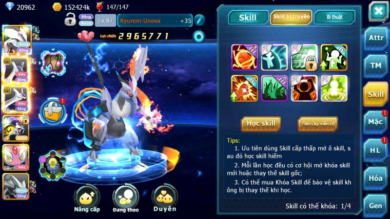 Mã : #TTS6237 - S1840 - V5 - 20K KC - Kyurem Unvoa Cặp Latias os bá chủ raikou Mes nhiều pet