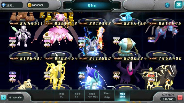 Mã : #TTS6245 - S273 - TOP5 ALL - V20 Nền cực kinh - 300 Mảnh ARC THÉP Cộng hưởng - White Black & Ho-Oh Cộng Hưởng Dynamax Meganec Hoopa bc