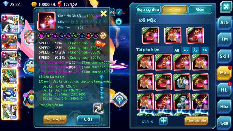 Mã : #TTS6245 - S273 - TOP5 ALL - V20 Nền cực kinh - 300 Mảnh ARC THÉP Cộng hưởng - White Black & Ho-Oh Cộng Hưởng Dynamax Meganec Hoopa bc