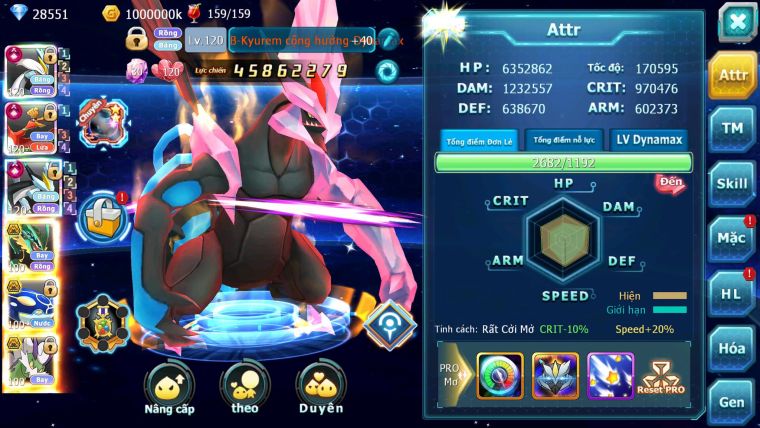 Mã : #TTS6245 - S273 - TOP5 ALL - V20 Nền cực kinh - 300 Mảnh ARC THÉP Cộng hưởng - White Black & Ho-Oh Cộng Hưởng Dynamax Meganec Hoopa bc
