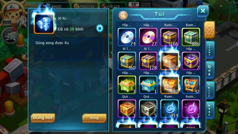 Mã : #TTS6244 - S1046 - Top1 ALL - Top 15 - Palkia cộng hưởng Hooh& Diancie Ch dyanamx Nhiều pet ht form quá đẹp