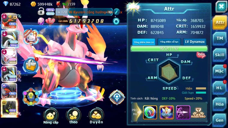 Mã : #TTS6246 - S650 - Top3-4 V15 - 87K KC - 3K1 Sách - Ho-oh & WB & Diancie Cộng Hưởng Dyanamx Yvetal Ch Nhiều pet HT + Meganec