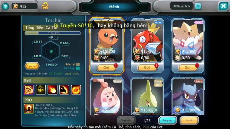 Mã : #TTS6260 - S1810 - V11 - 12K KC - Cặp cá bá chủ Kyurem Unvoa cặp lati bá chủ quá ngon