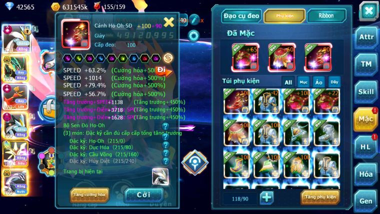 Mã : #TTS6265 - S454 - Top4 - V15 - White & Ho-oh Cộng Hưởng Dynamax Rayquaza Bá Chủ Meganec Hoopa Bá chủ quá ngon