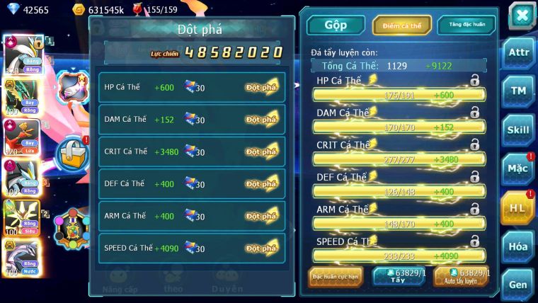 Mã : #TTS6265 - S454 - Top4 - V15 - White & Ho-oh Cộng Hưởng Dynamax Rayquaza Bá Chủ Meganec Hoopa Bá chủ quá ngon