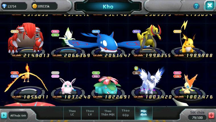 Mã : #TTS6269 - S1463 - V4 - Ho-oh dynamax Black White bc Kyurem Unvoa Lugia bc qvld bc lati nhiều pet ht