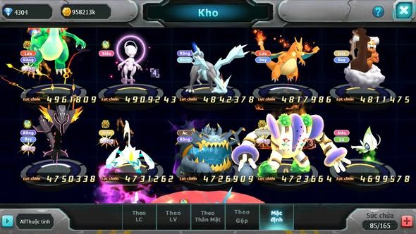 Mã : #TTS6273 - S1216 - Top23 - V11 - Ho-oh & WB Cộng Hưởng Dyanamx Palkia cộng hưởng nhiều pet bá chủ