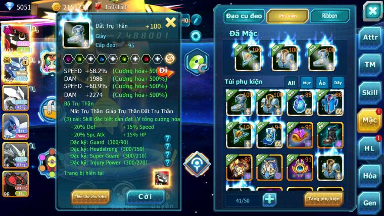 Mã : #TTS6271 - S1731 - V4 - Tapu bulu Dyanamx Rắn băng bá chủ Kyurem Unvoa
