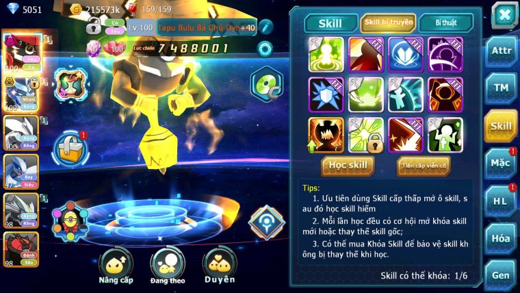 Mã : #TTS6271 - S1731 - V4 - Tapu bulu Dyanamx Rắn băng bá chủ Kyurem Unvoa