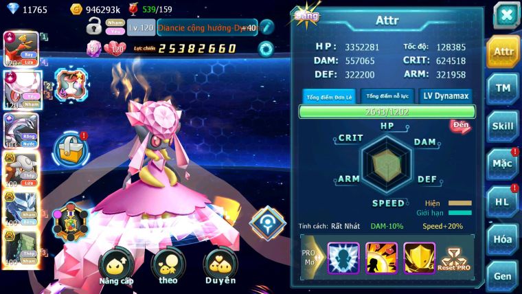 Mã : #TTS6281 - S945 - Top14 - V13 - 900 Sách Ho-oh % Diancie Cộng Hưởng Dyanamx Palkia cộng hưởng nhiều pet bá chủ