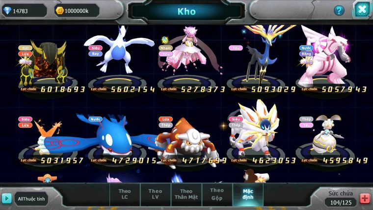 Mã : #TTS6282 - S1322 - Top23 - V15 - 1K2 Sách Ho-oh cộng hưởng dyanamx Yvetal cộng hưởng Kiếm Khiên Bá Chủ Cặp Zygarde Bá chủ