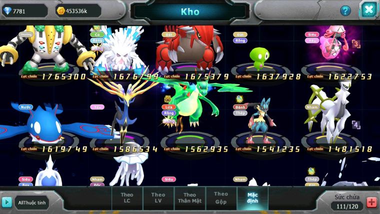 Mã : #TTS6285 - S1739 - V12 - Diancie dyanamx Rắn Băng Bc Sakataka bc Kyurem Cặp lati bc